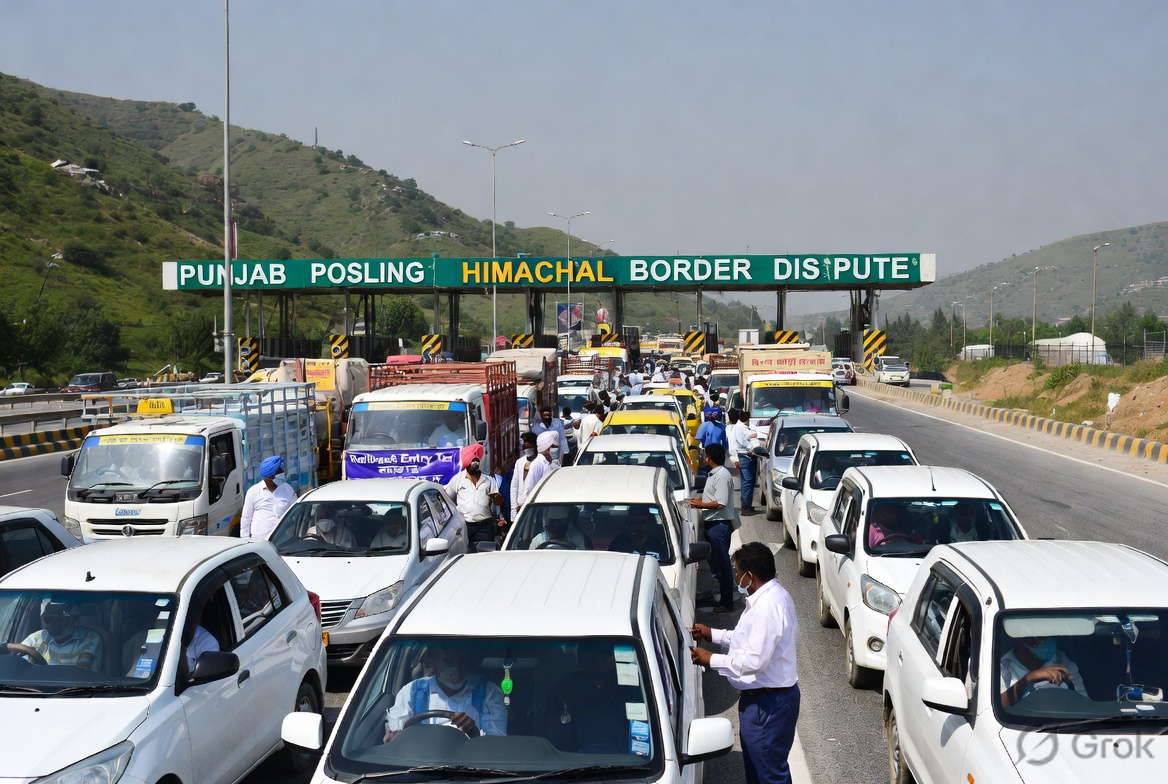 Image related to Punjab Himachal Border Protest on toll tax Update 2026
